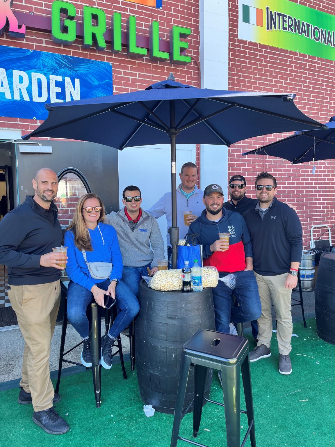 Team Holland Celebrates their hard work at the Big E